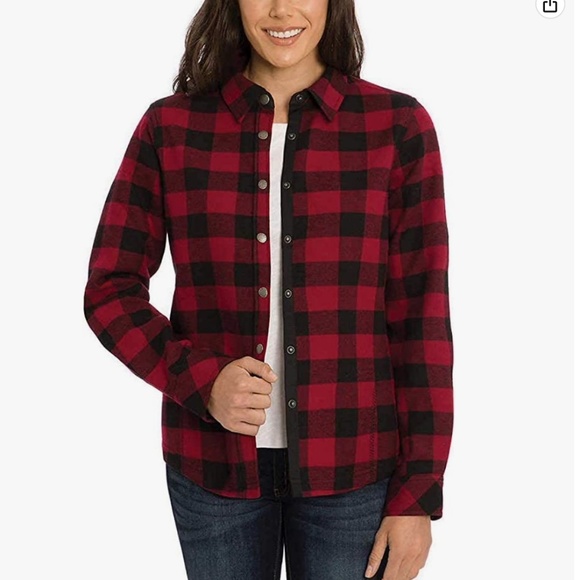 ORVIS Pinnacle Flannel Snap Shirt Jacket - Picture 1 of 9